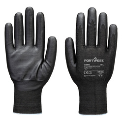 A680 - Rękawice antyprzecięciowe F21 Nitrile Tungsten Glove A9  - Czarny