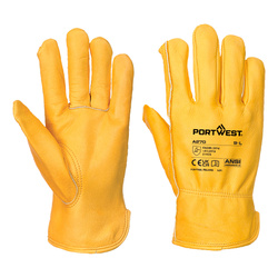 A270 - Klasyczna rękawica Driver - Jasnobr&#261;zowy