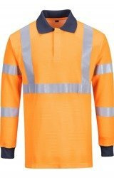 Koszulka robocza polo odblaskowa trudnopalna FR76 PORTWEST