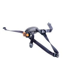 PA49 - Pasek 4 punktowy dla hełmów do pracy na wysokości - Czarny