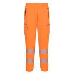 KX348 - Spodnie dresowe ostrzegawcze Combat Joggers - Pomarańczowy