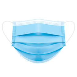 P029 -  Dozownik masek medycznych typu IIR - Niebieski